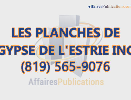 LES PLANCHES DE GYPSE DE L&rsquo;ESTRIE INC