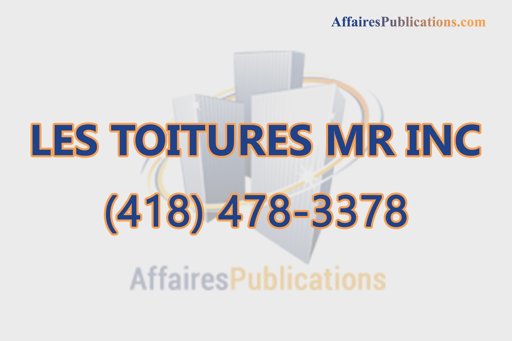 LES TOITURES MR INC