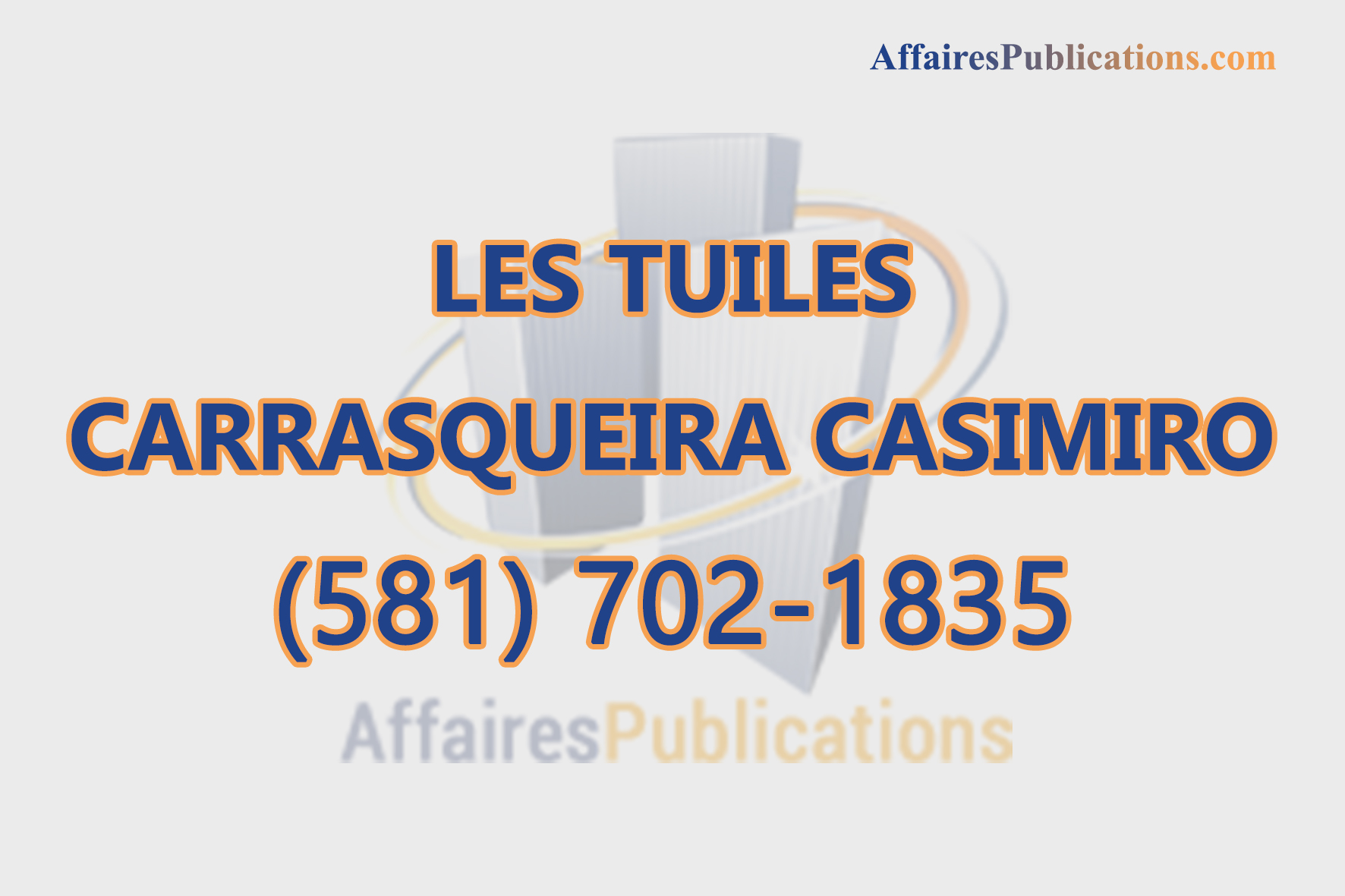 LES TUILES CARRASQUEIRA CASIMIRO