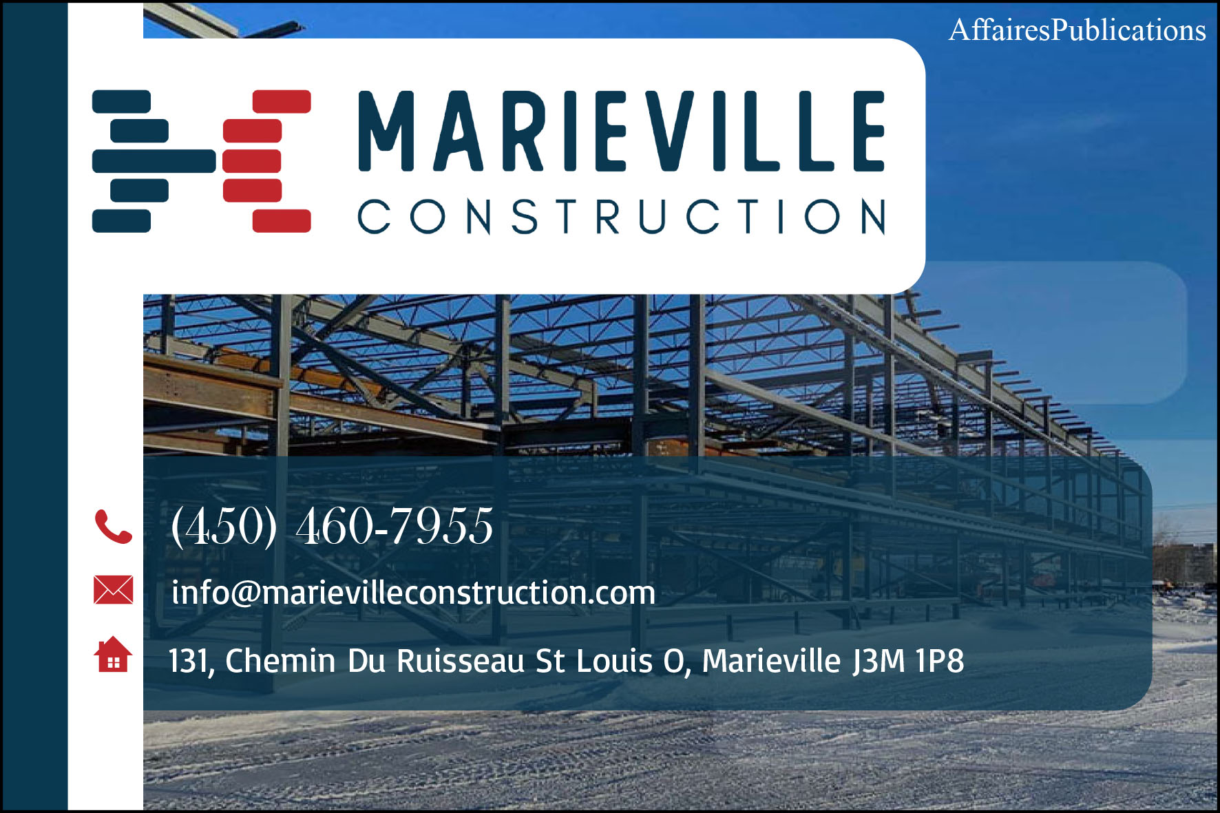 MARIEVILLE CONSTRUCTION INC