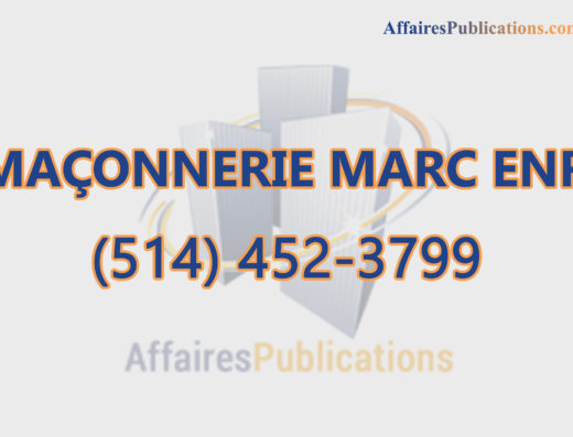 MAÇONNERIE MARC ENR