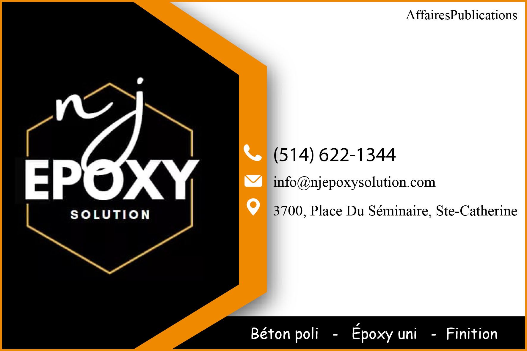 NJ ÉPOXY SOLUTION SENC