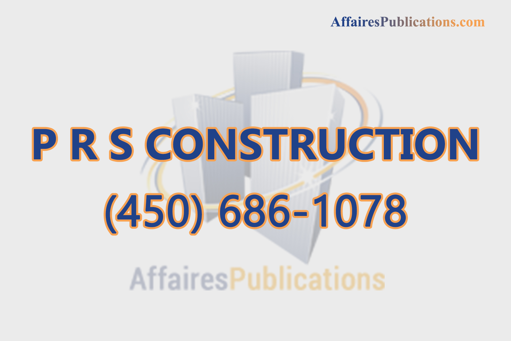 P R S CONSTRUCTION INC