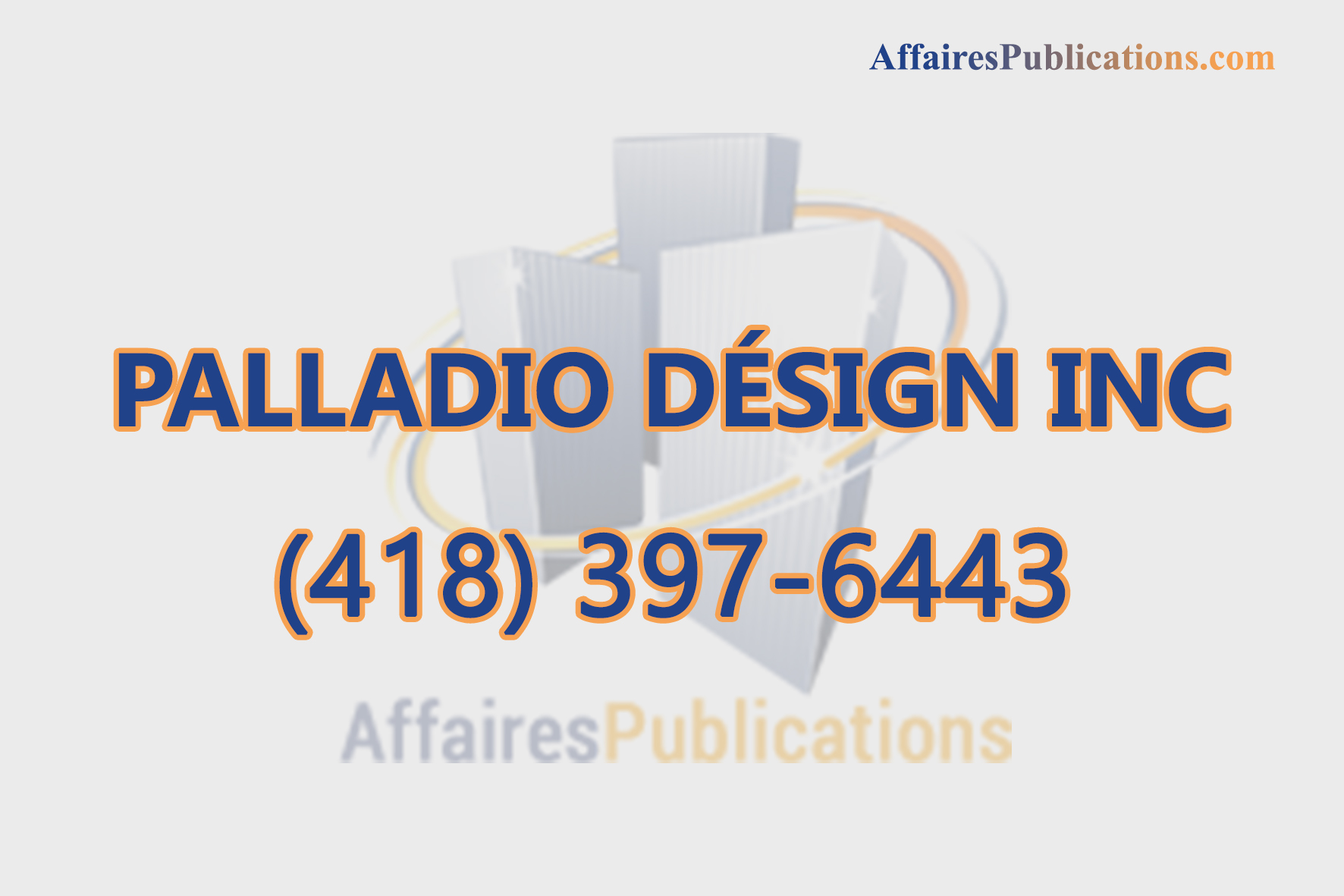 PALLADIO DÉSIGN INC