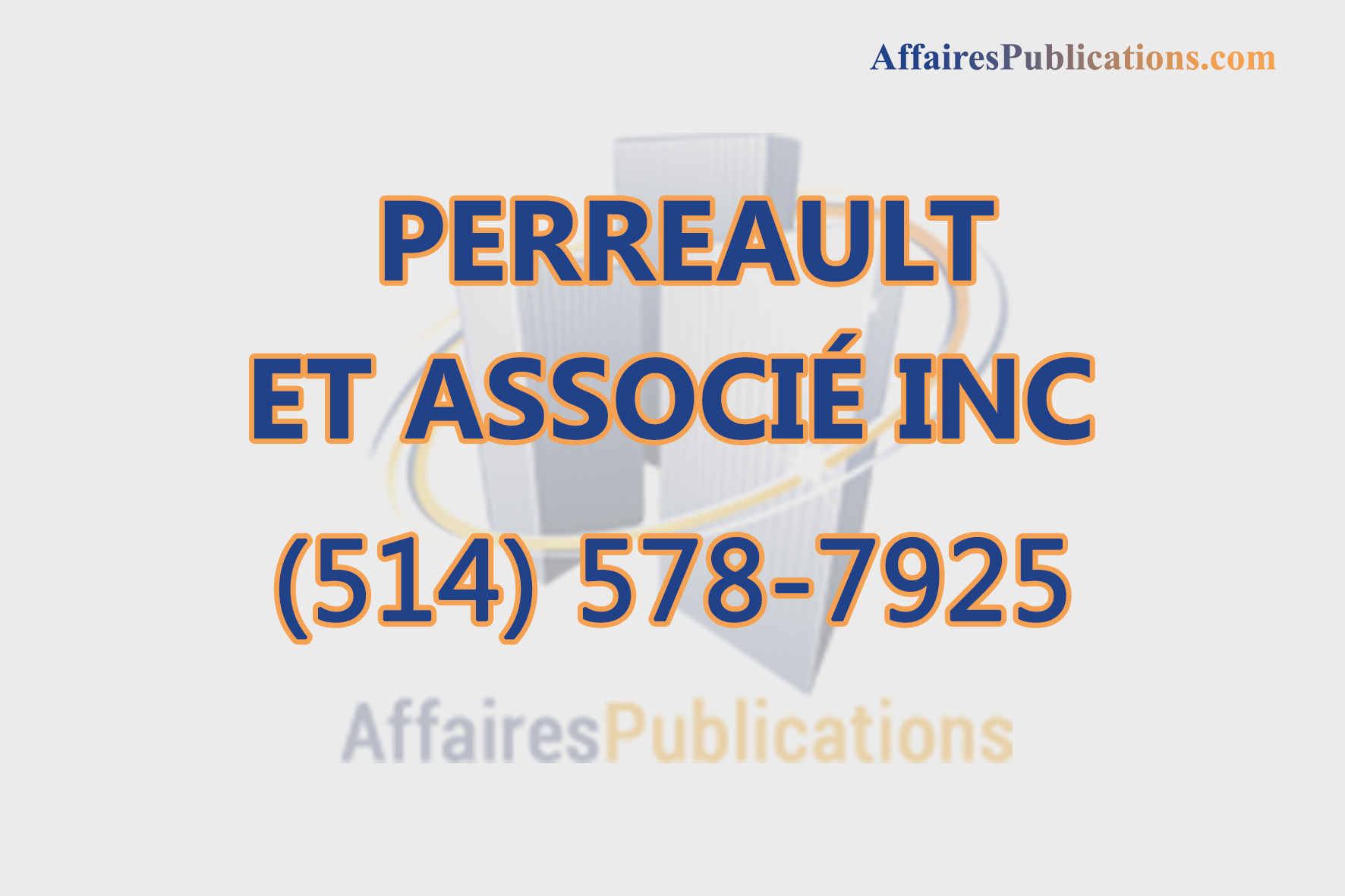 PERREAULT ET ASSOCIÉ INC