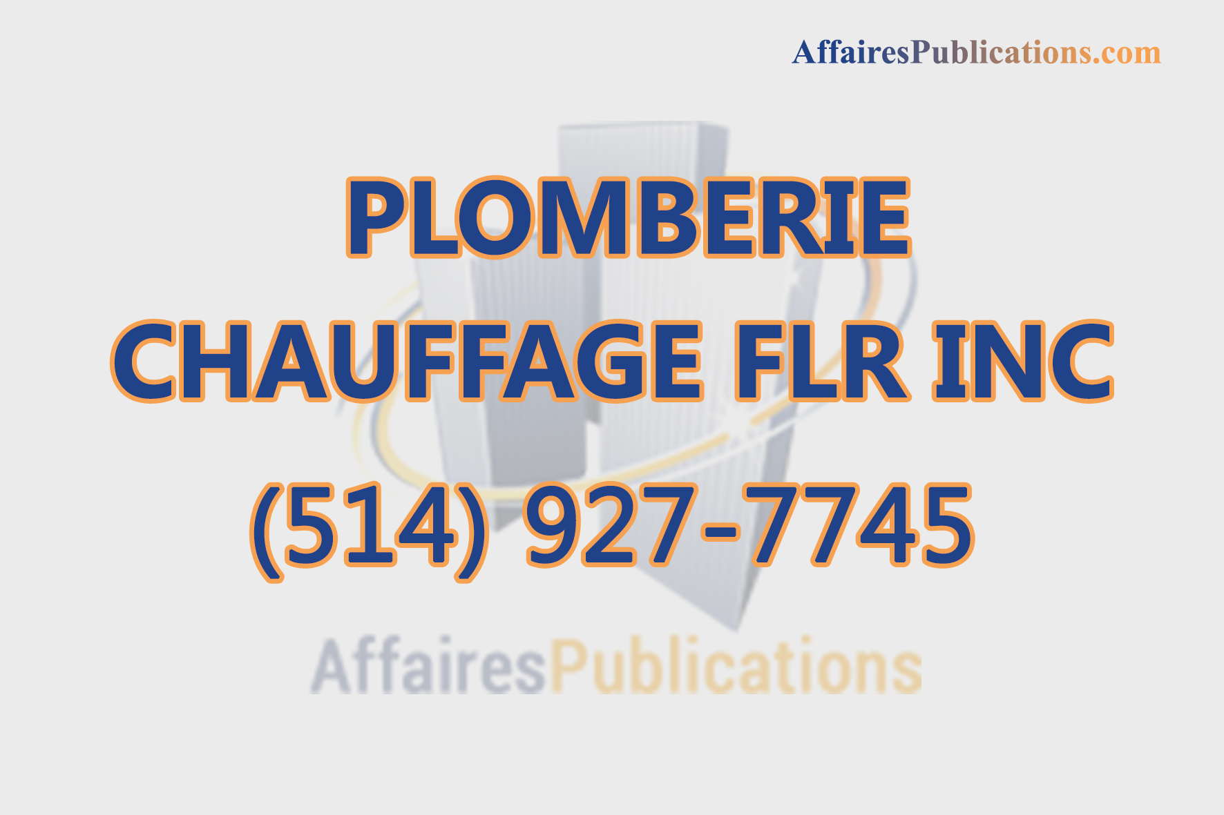 PLOMBERIE CHAUFFAGE FLR INC