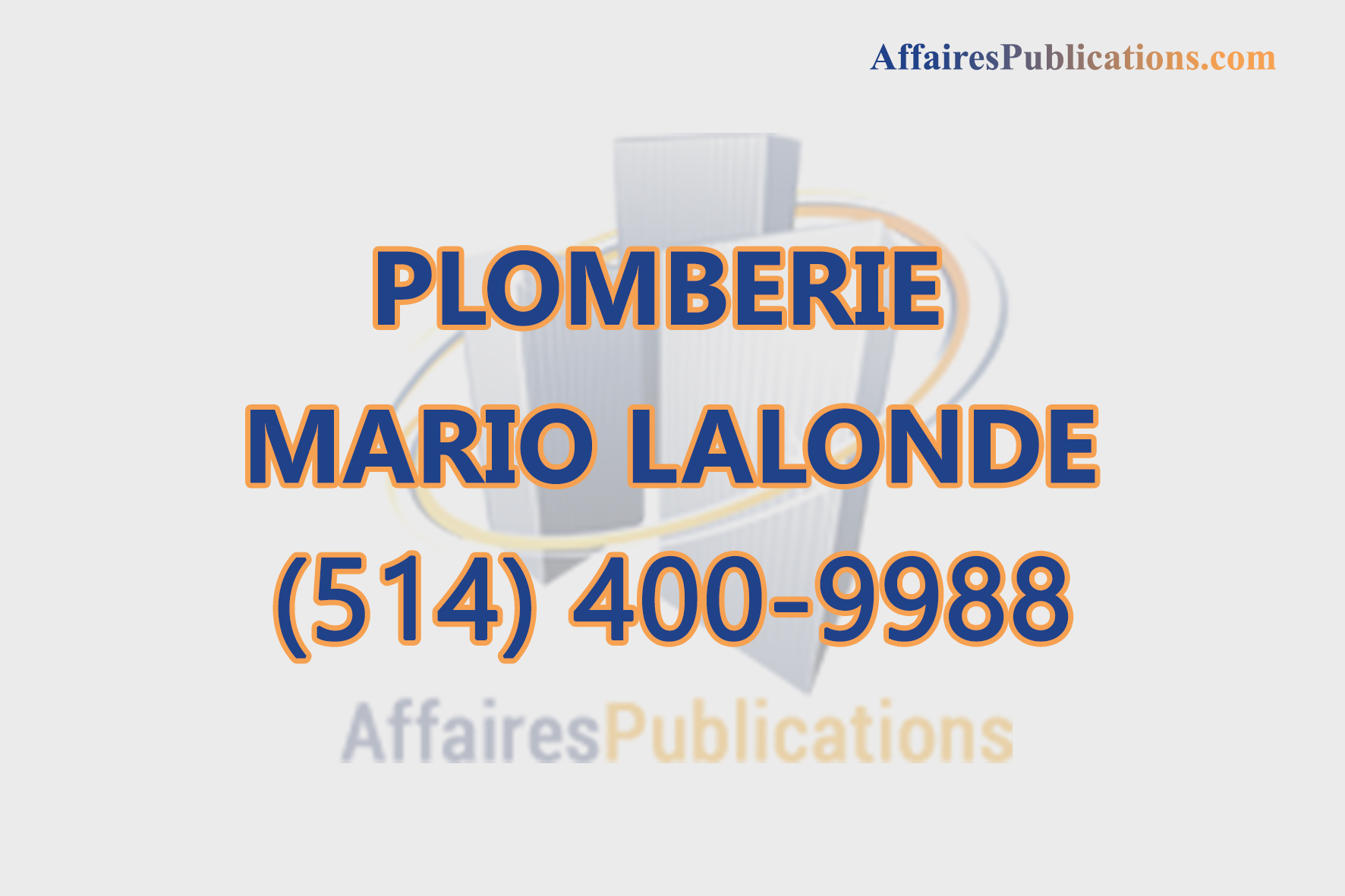 PLOMBERIE MARIO LALONDE