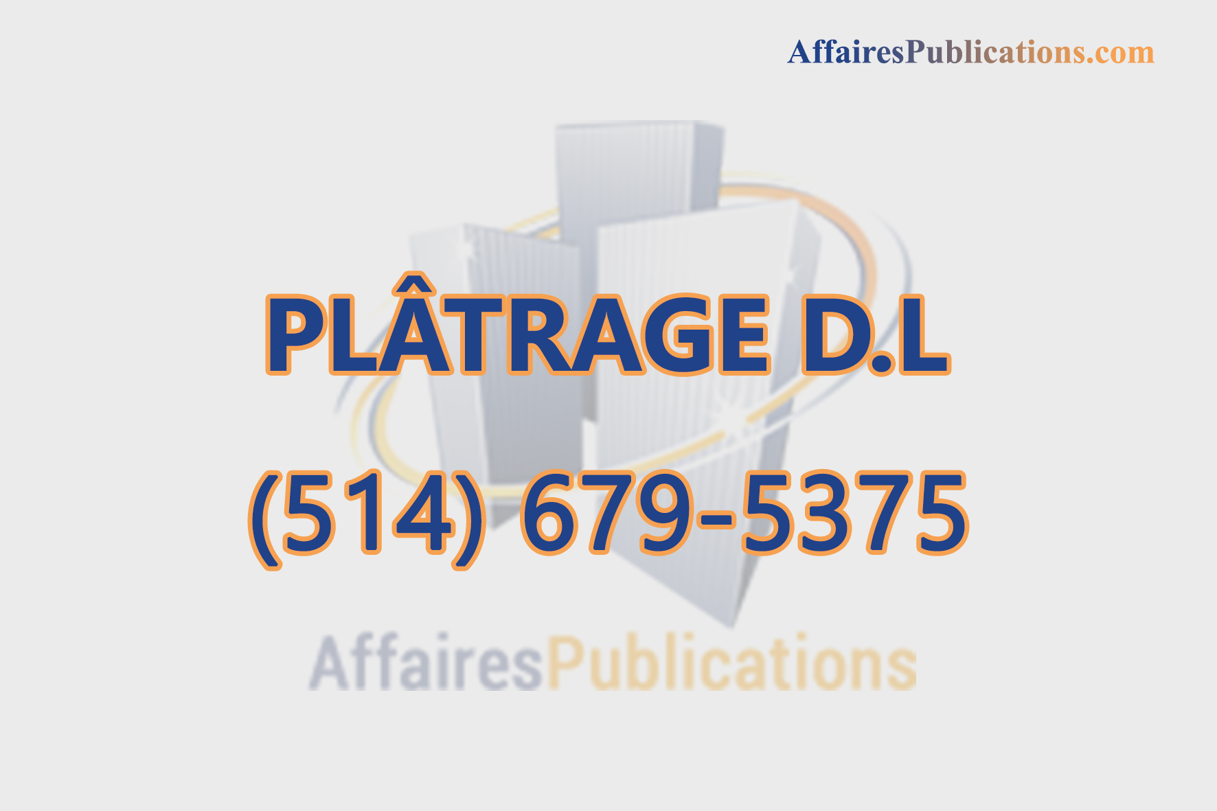 PLÂTRAGE D.L