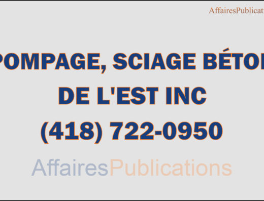 POMPAGE, SCIAGE BÉTON DE L&rsquo;EST