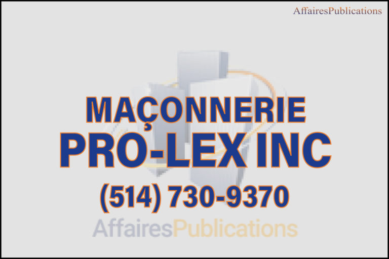 MAÇONNERIE PRO-LEX INC