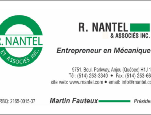 R NANTEL ET ASSOCIÉS INC