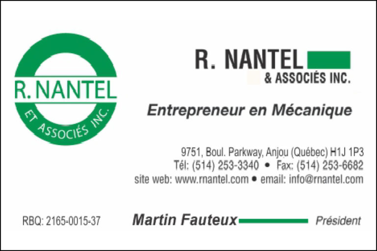 R NANTEL ET ASSOCIÉS INC