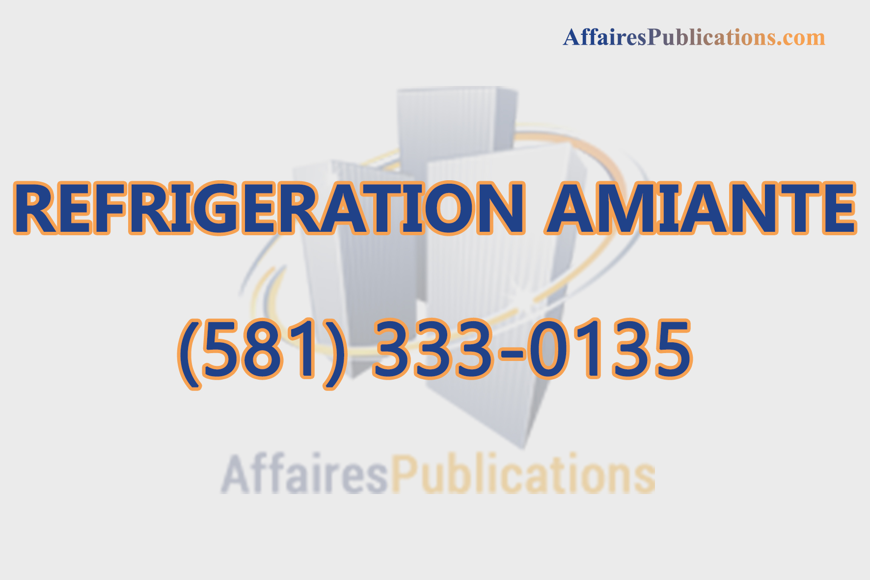 REFRIGERATION AMIANTE INC