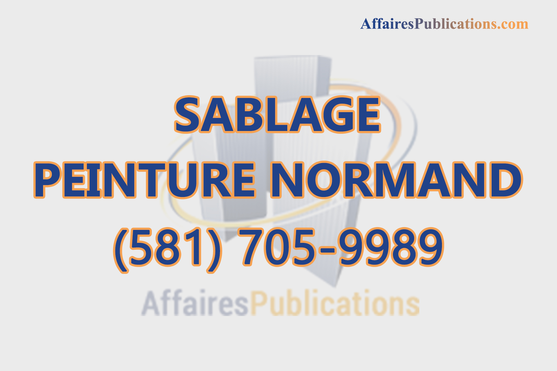 SABLAGE PEINTURE NORMAND