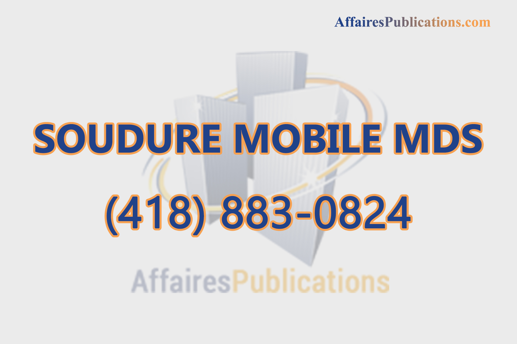 SOUDURE MOBILE MDS
