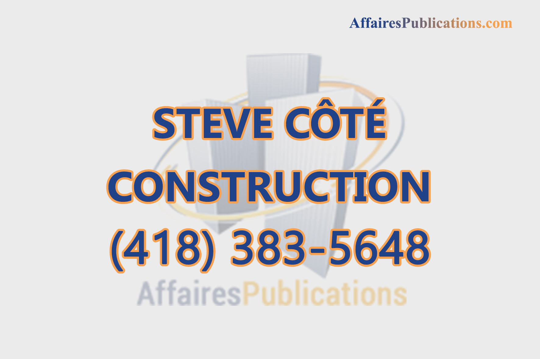 STEVE CÔTÉ CONSTRUCTION