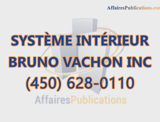 SYSTÈME INTÉRIEUR BRUNO VACHON INC