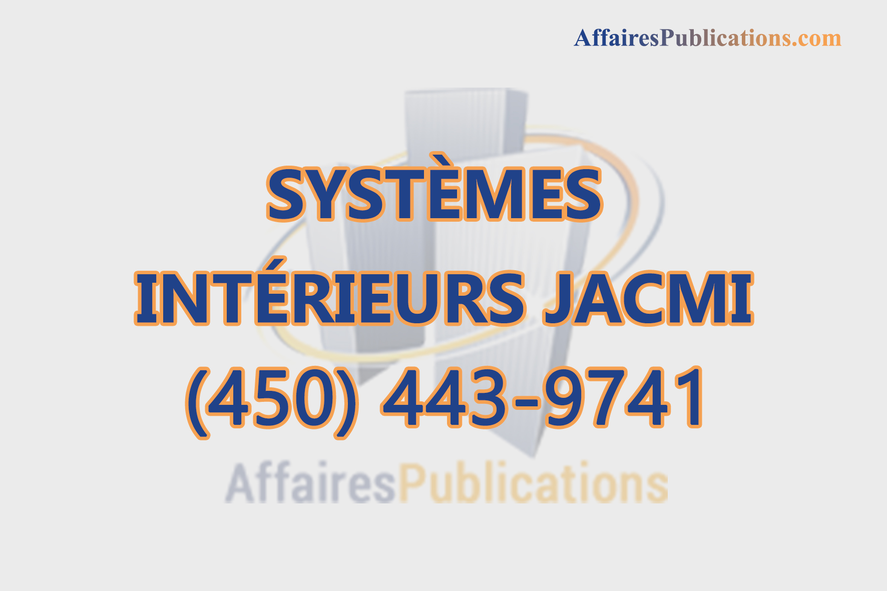 SYSTÈMES INTÉRIEURS JACMI