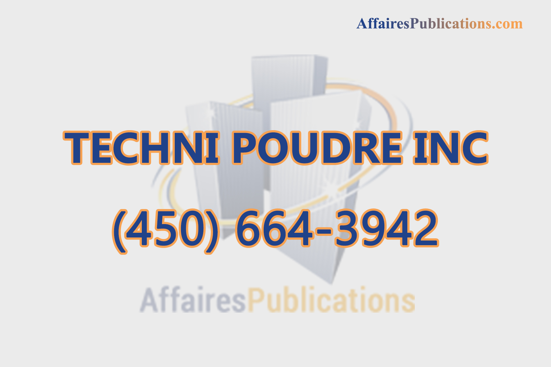 TECHNI POUDRE INC