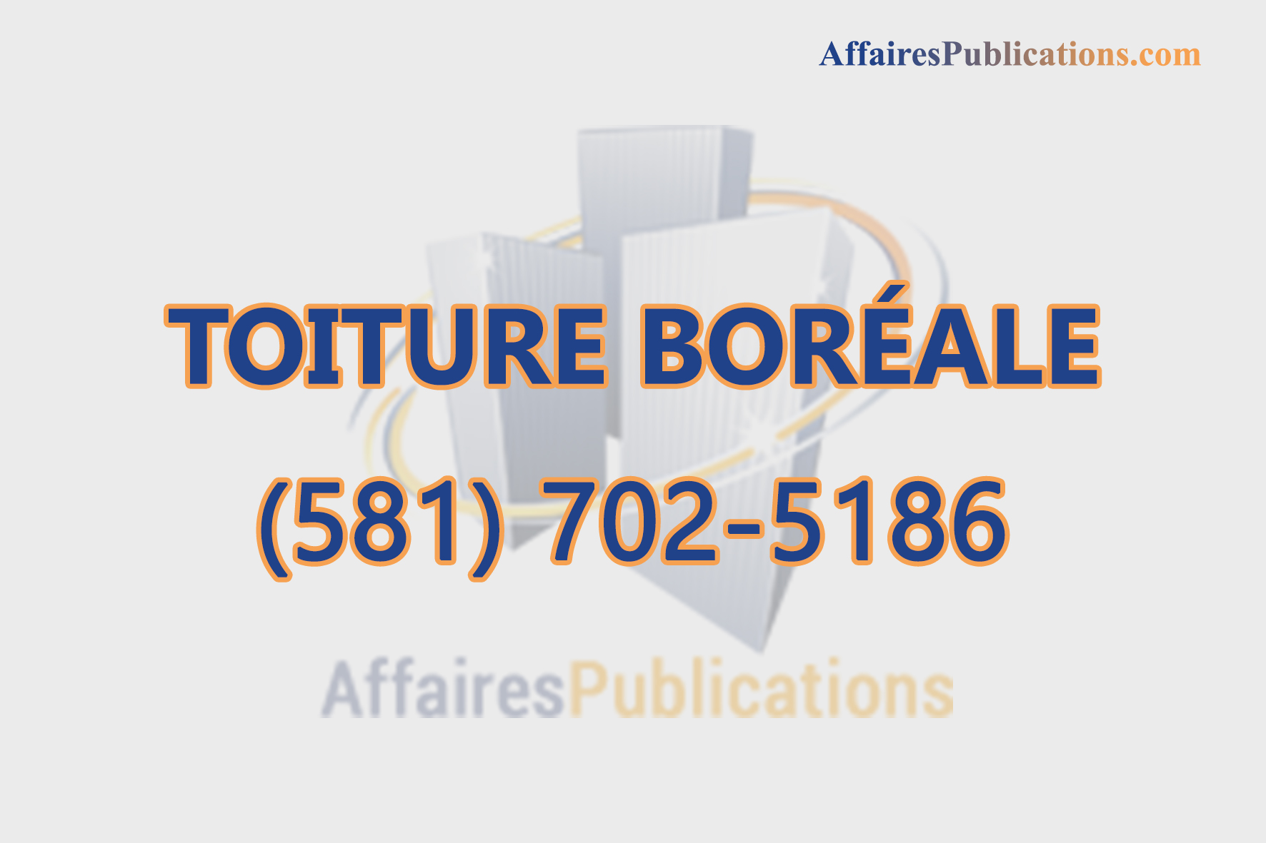 TOITURE BORÉALE