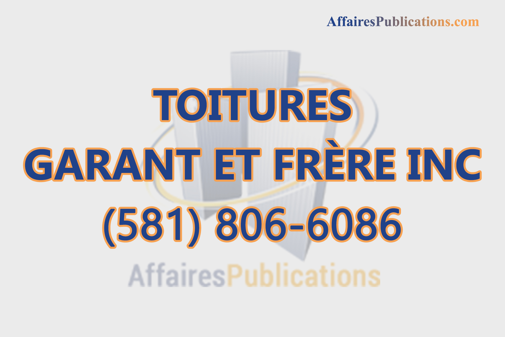 TOITURES GARANT ET FRÈRE