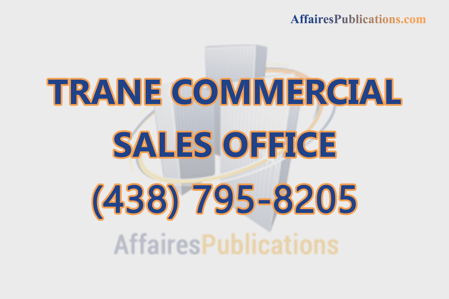 TRANE COMMERCIAL SALES OFFICE
