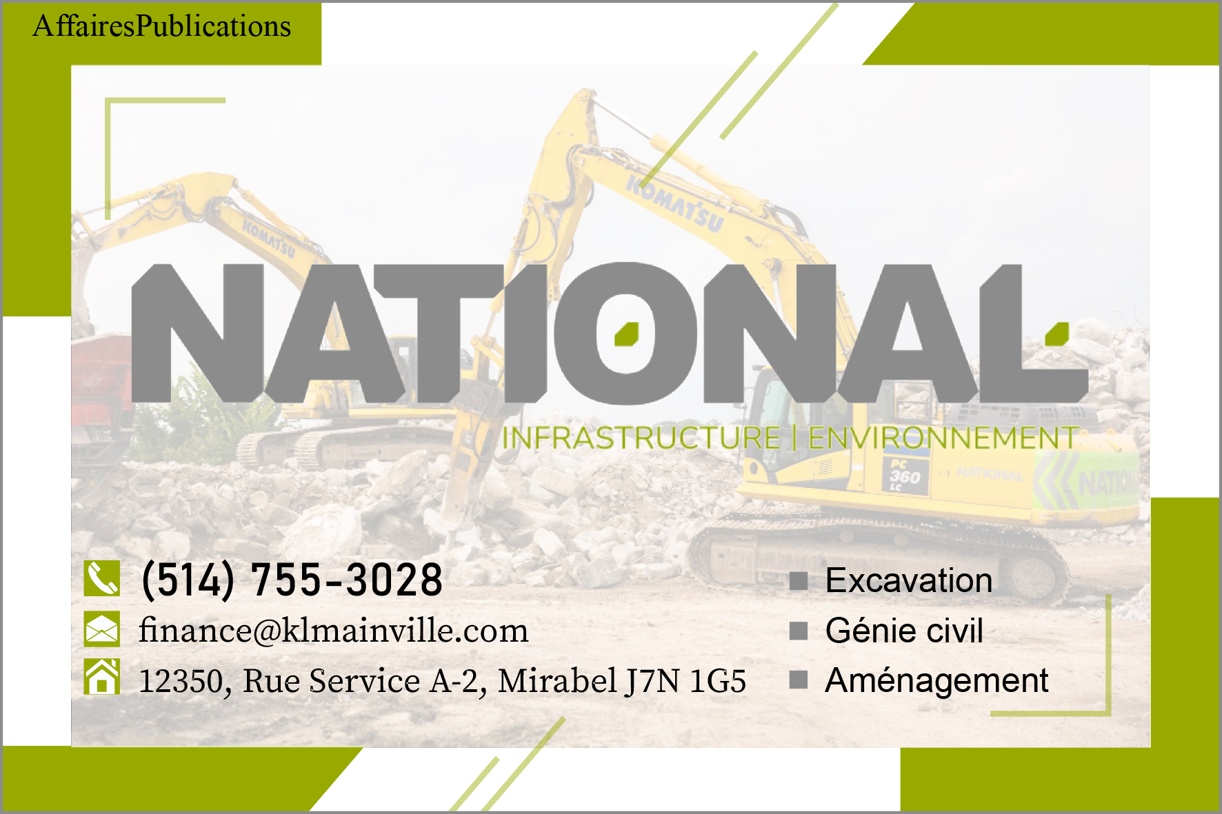 EXCAVATION NATIONAL INC