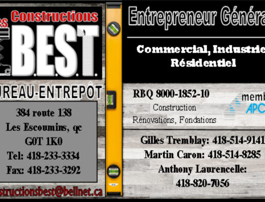 CONSTRUCTION B.E.S.T INC