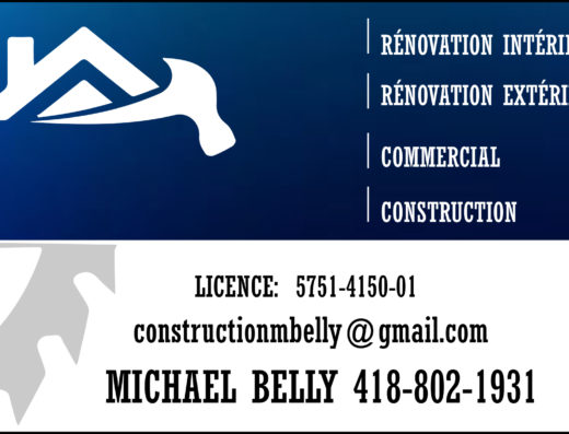CONSTRUCTION ET RÉNOVATION MICKAEL BELLEY