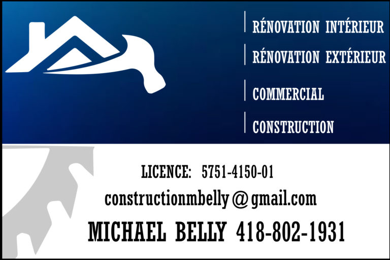 CONSTRUCTION ET RÉNOVATION MICKAEL BELLEY