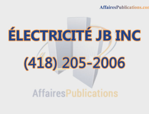 ÉLECTRICITÉ JB INC