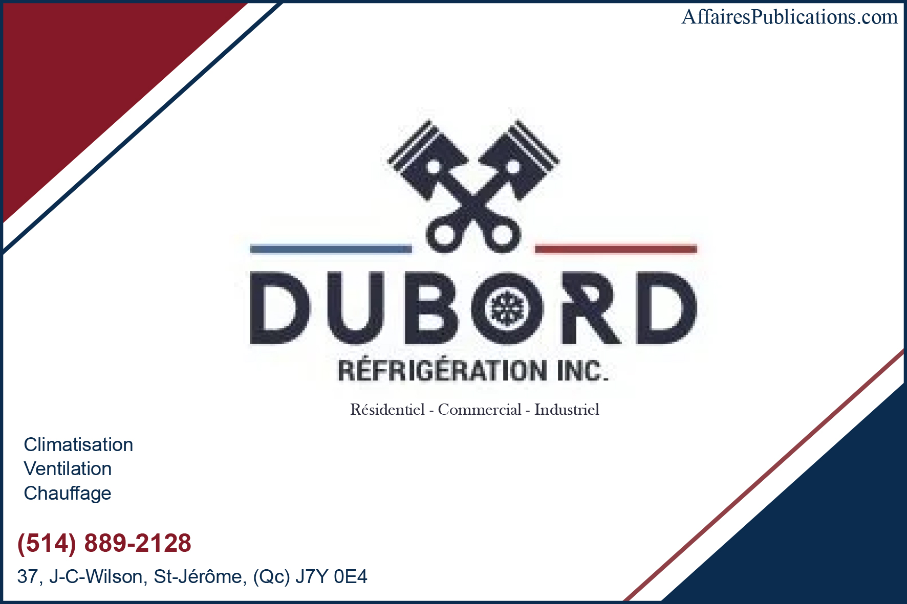 DUBORD RÉFRIGÉRATION