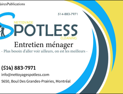 NETTOYAGE SPOTLESS INC