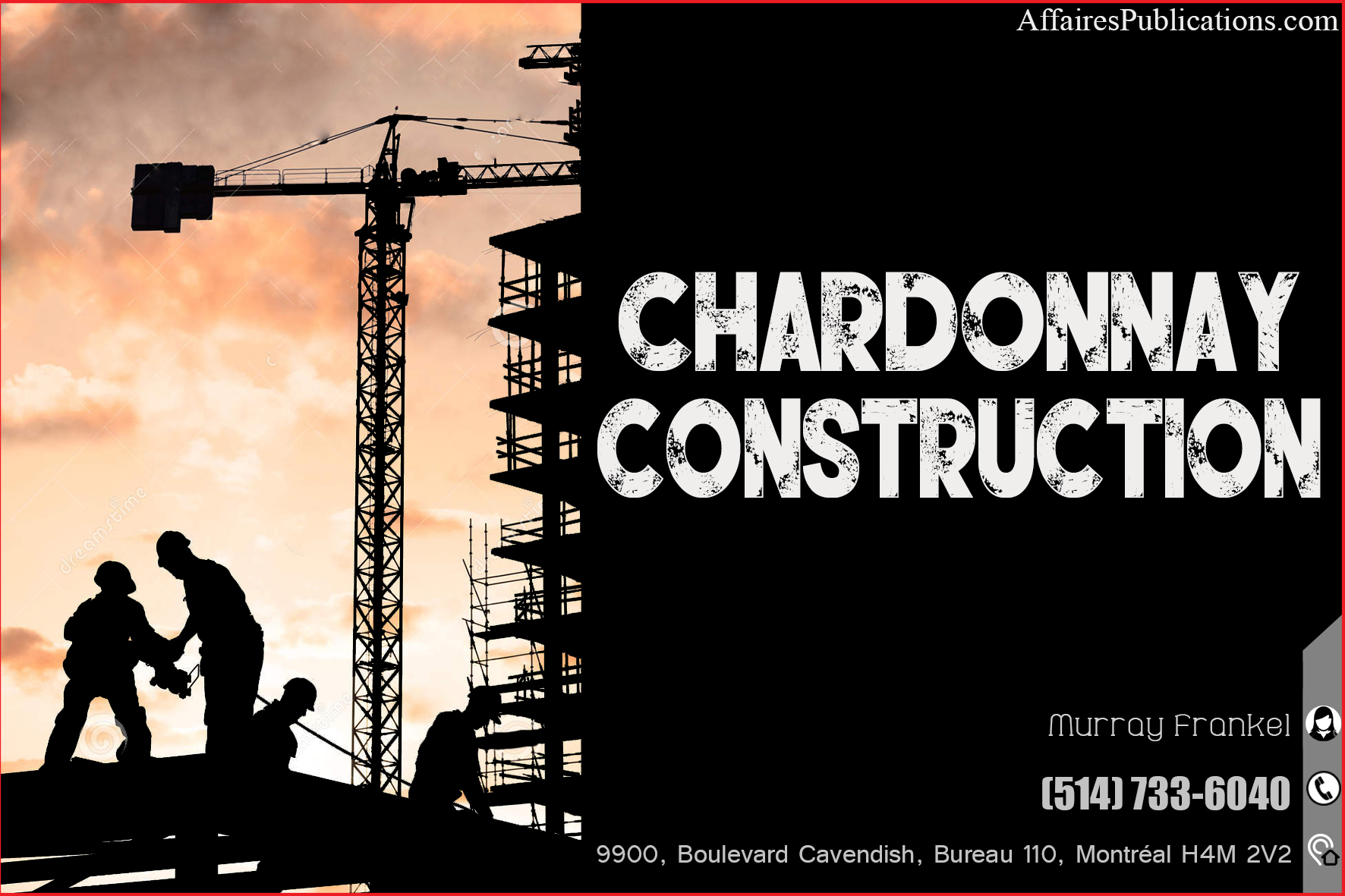 CHARDONNAY CONSTRUCTION