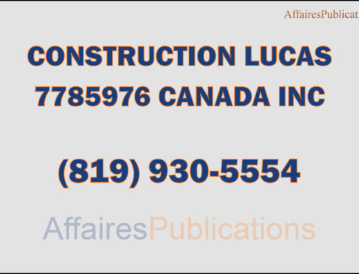 CONSTRUCTION LUCAS 7785976 CANADA INC