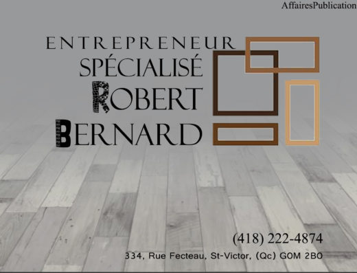 ENTREPRENEUR SPÉCIALISÉ ROBERT BERNARD