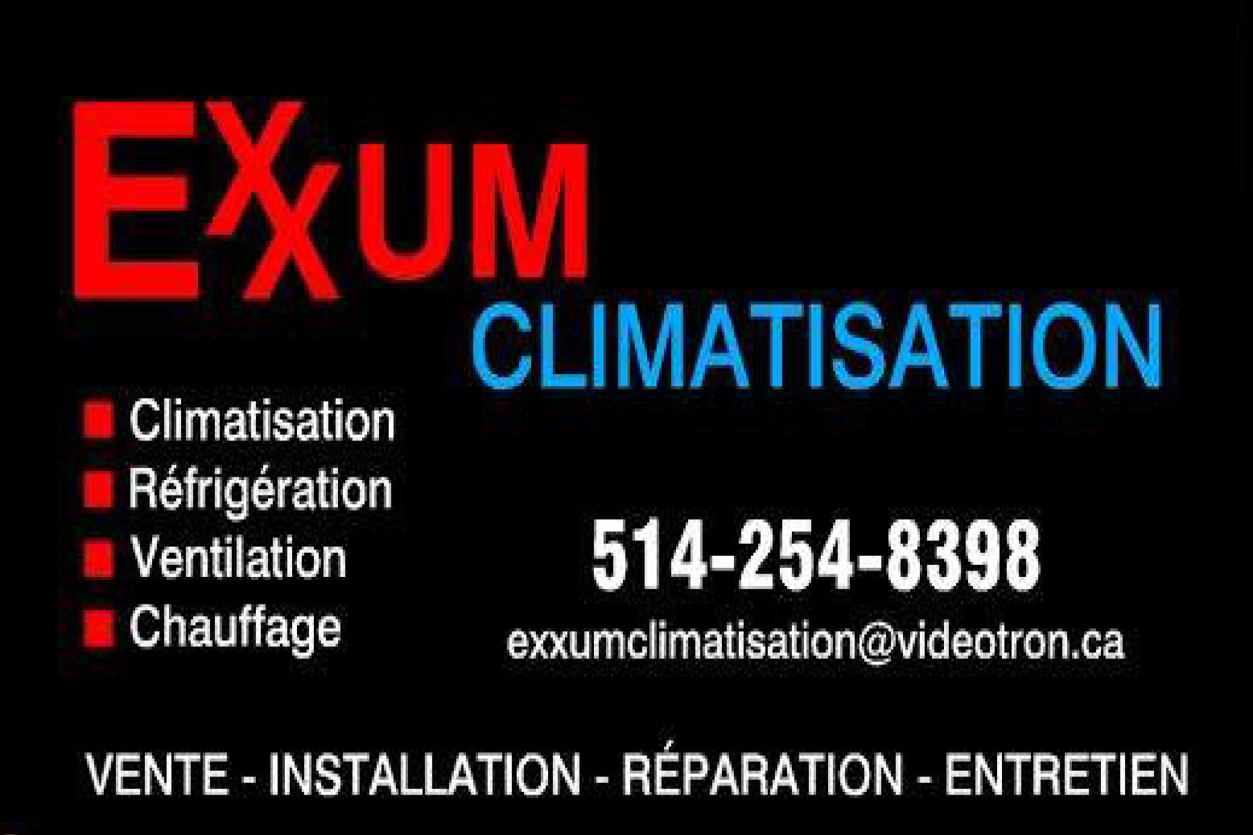 EXXUM CLIMATISATION