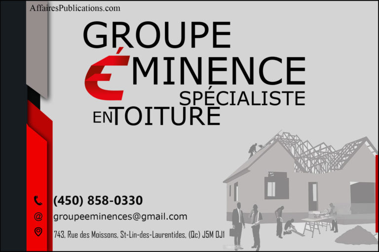 GROUPE ÉMINENCE SPÉCIALISTE EN TOITURE