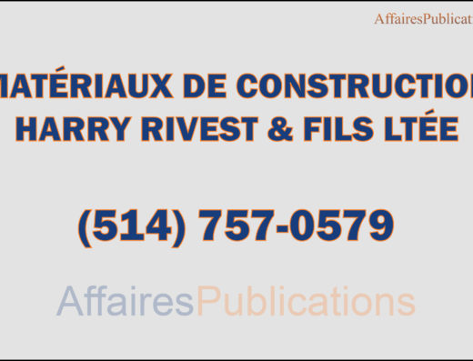 MATÉRIAUX DE CONSTRUCTION HARRY RIVEST ET FILS LTÉE