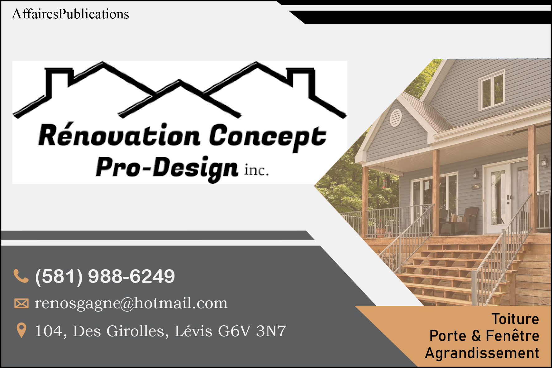RÉNOVATION CONCEPT PRO DESIGN