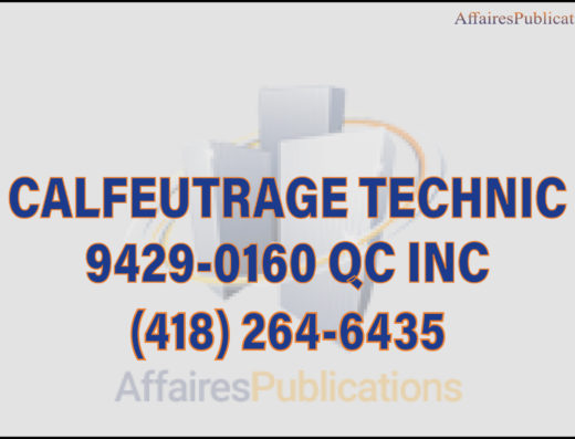 CALFEUTRAGE TECHNIC  9429-0160 QC INC
