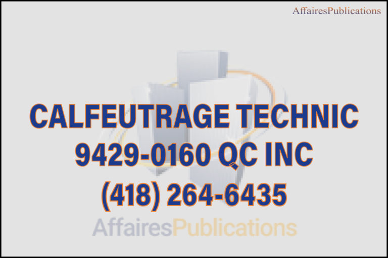 CALFEUTRAGE TECHNIC  9429-0160 QC INC
