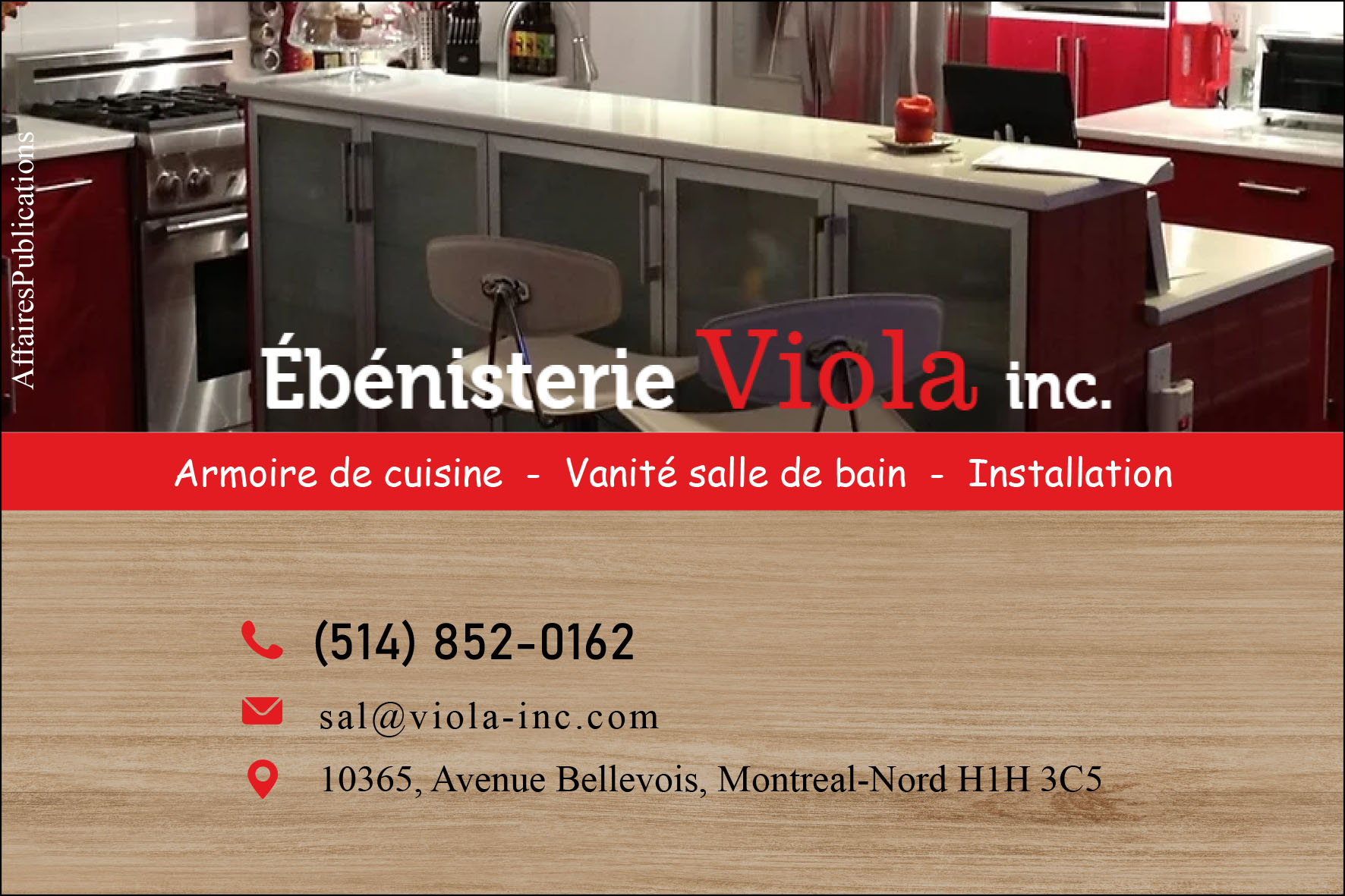 ÉBÉNISTERIE VIOLA INC