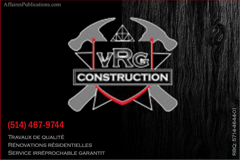 VRG CONSTRUCTION 9334-3150 QUÉBEC INC