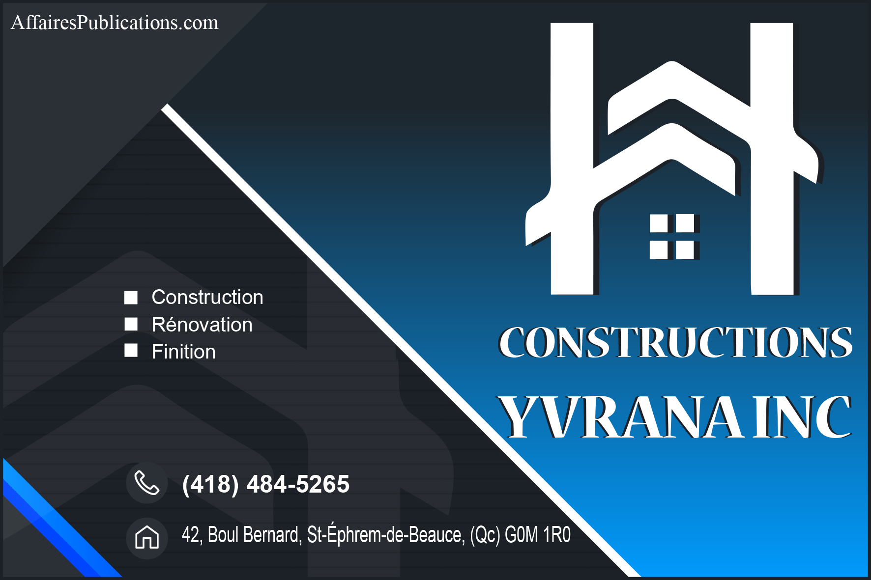 CONSTRUCTIONS YVRANA