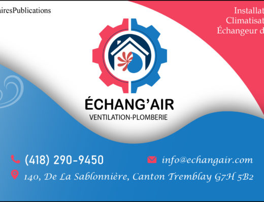 ÉCHANG&rsquo;AIR VENTILATION PLOMBERIE