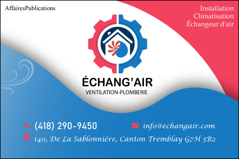 ÉCHANG&rsquo;AIR VENTILATION PLOMBERIE