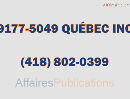 9177-5049 QUÉBEC INC
