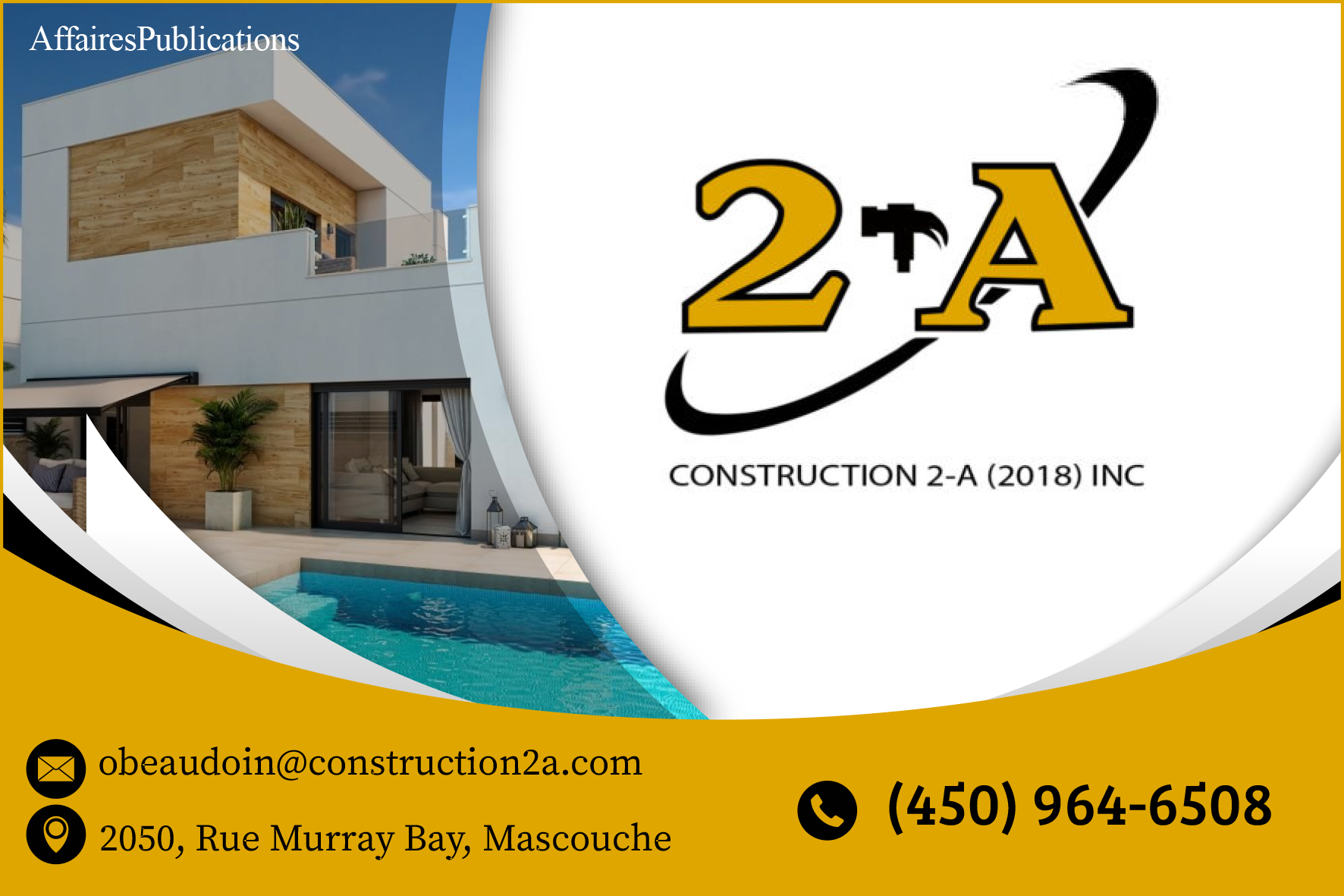 CONSTRUCTION 2-A (2018) INC