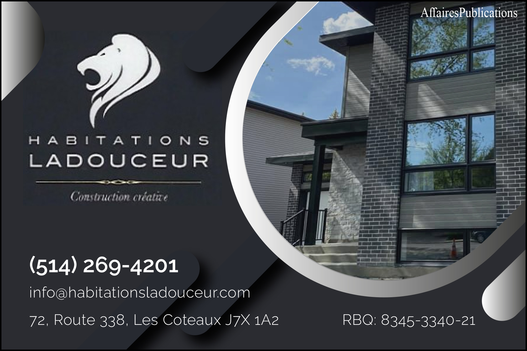 HABITATIONS LADOUCEUR